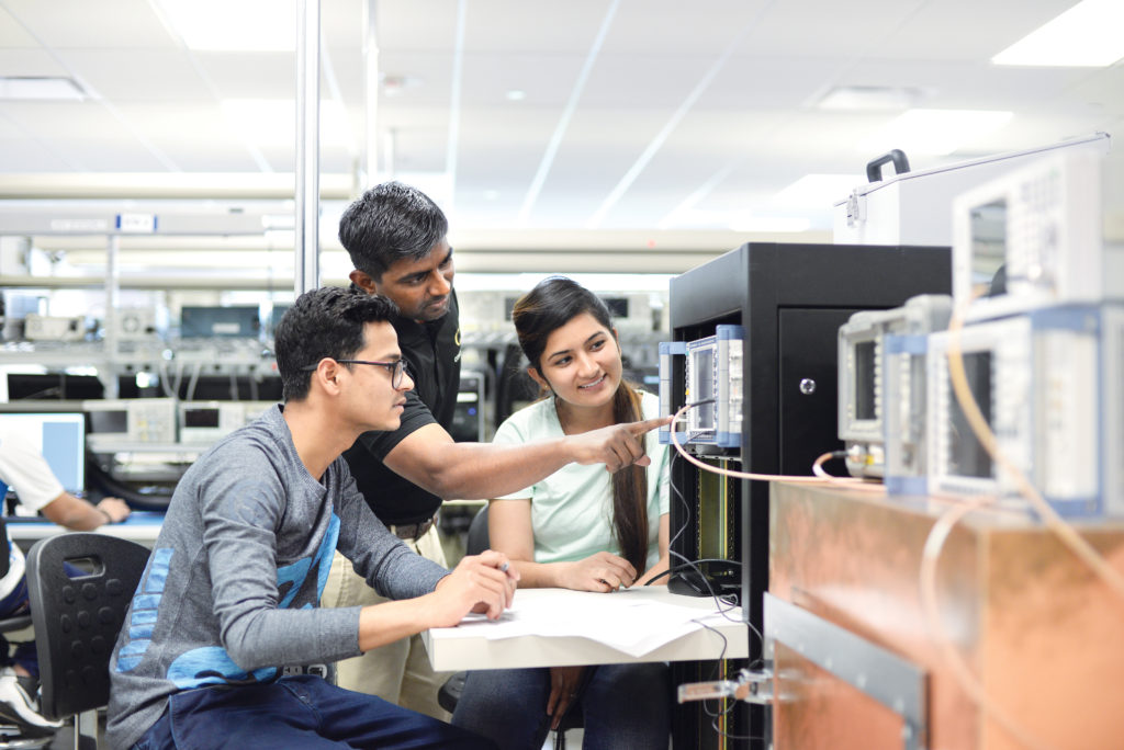 1474 Wireless Network Infastructure students from India, with an educator