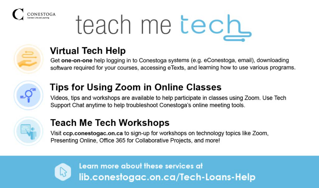 Teach me tech postcard.
