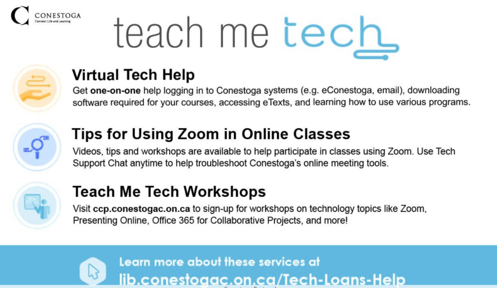 preview of Teach Me Tech Supports postcard