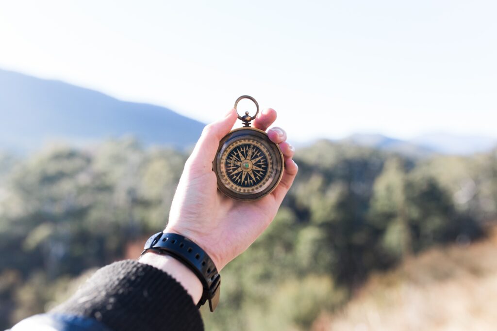 A compass - symbol of guidance