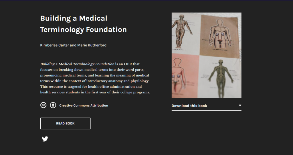 medical terminology cover