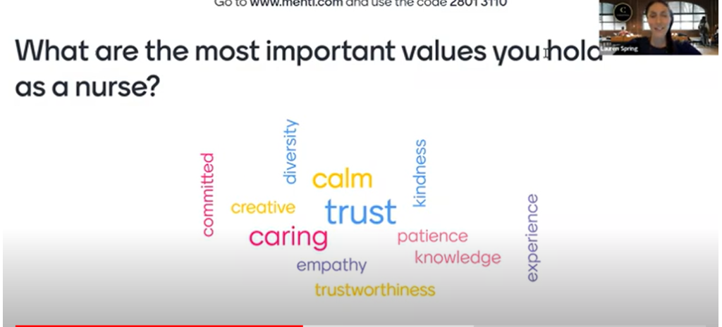 Mentimeter word cloud