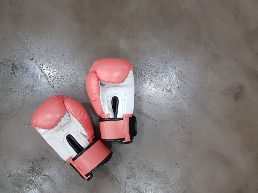 Two boxing gloves