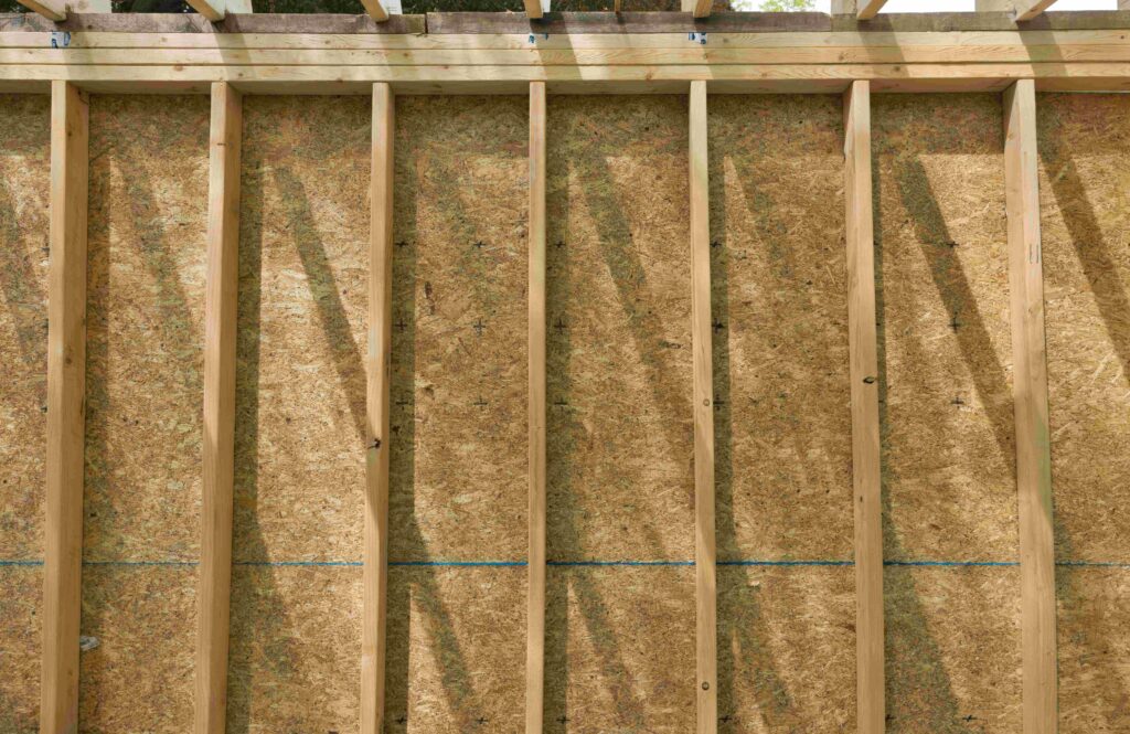 plywood wall